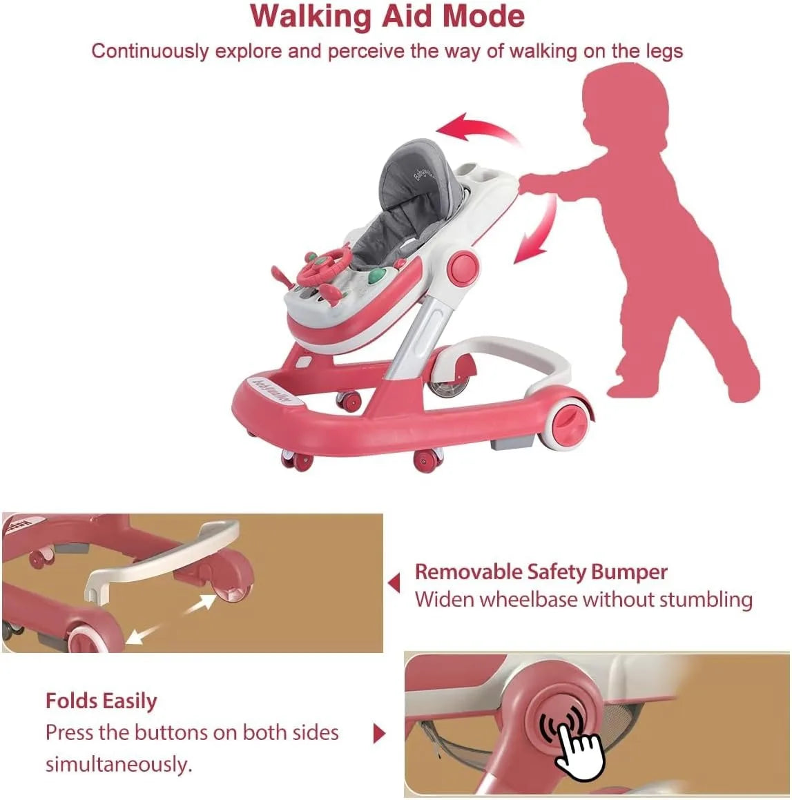 Trotteur Bébé 2 en 1