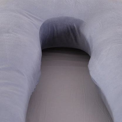 PANGDUBE Oreiller de grossesse 130*70cm Oreiller de taille pour femmes enceintes Oreiller d'allaitement Coussin d'allaitement pour femmes