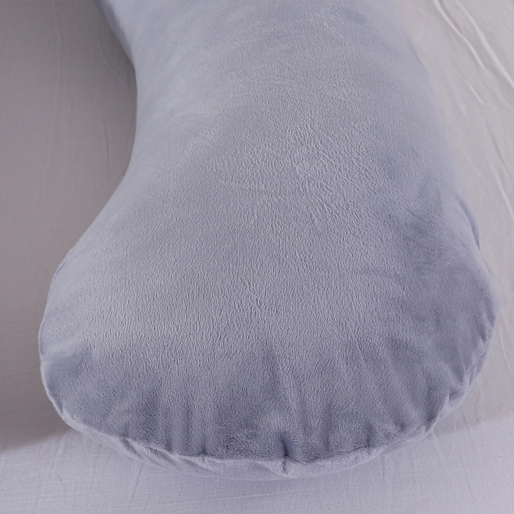 PANGDUBE Oreiller de grossesse 130*70cm Oreiller de taille pour femmes enceintes Oreiller d'allaitement Coussin d'allaitement pour femmes