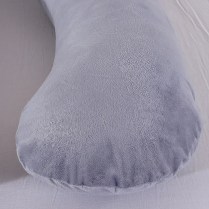 PANGDUBE Oreiller de grossesse 130*70cm Oreiller de taille pour femmes enceintes Oreiller d'allaitement Coussin d'allaitement pour femmes