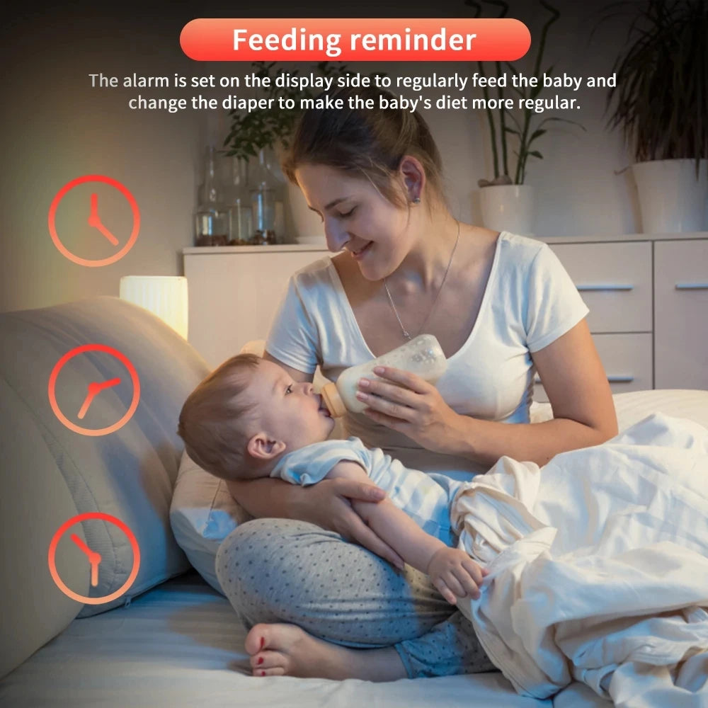 Moniteur vidéo sans fil pour bébé Cdycam New de 3,5 pouces avec vision nocturne, surveillance de la température, audio bidirectionnel et caméra de sécurité.