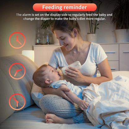 Moniteur vidéo sans fil pour bébé Cdycam New de 3,5 pouces avec vision nocturne, surveillance de la température, audio bidirectionnel et caméra de sécurité.