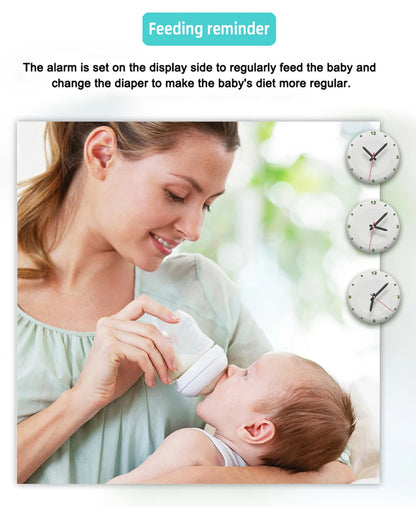 Moniteur vidéo sans fil pour bébé Cdycam New de 3,5 pouces avec vision nocturne, surveillance de la température, audio bidirectionnel et caméra de sécurité.