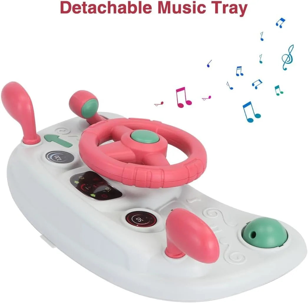 Marcheur Bébé 2 en 1 – Poussette avec Plateau Musical & Amovible, Pliable et Pratique