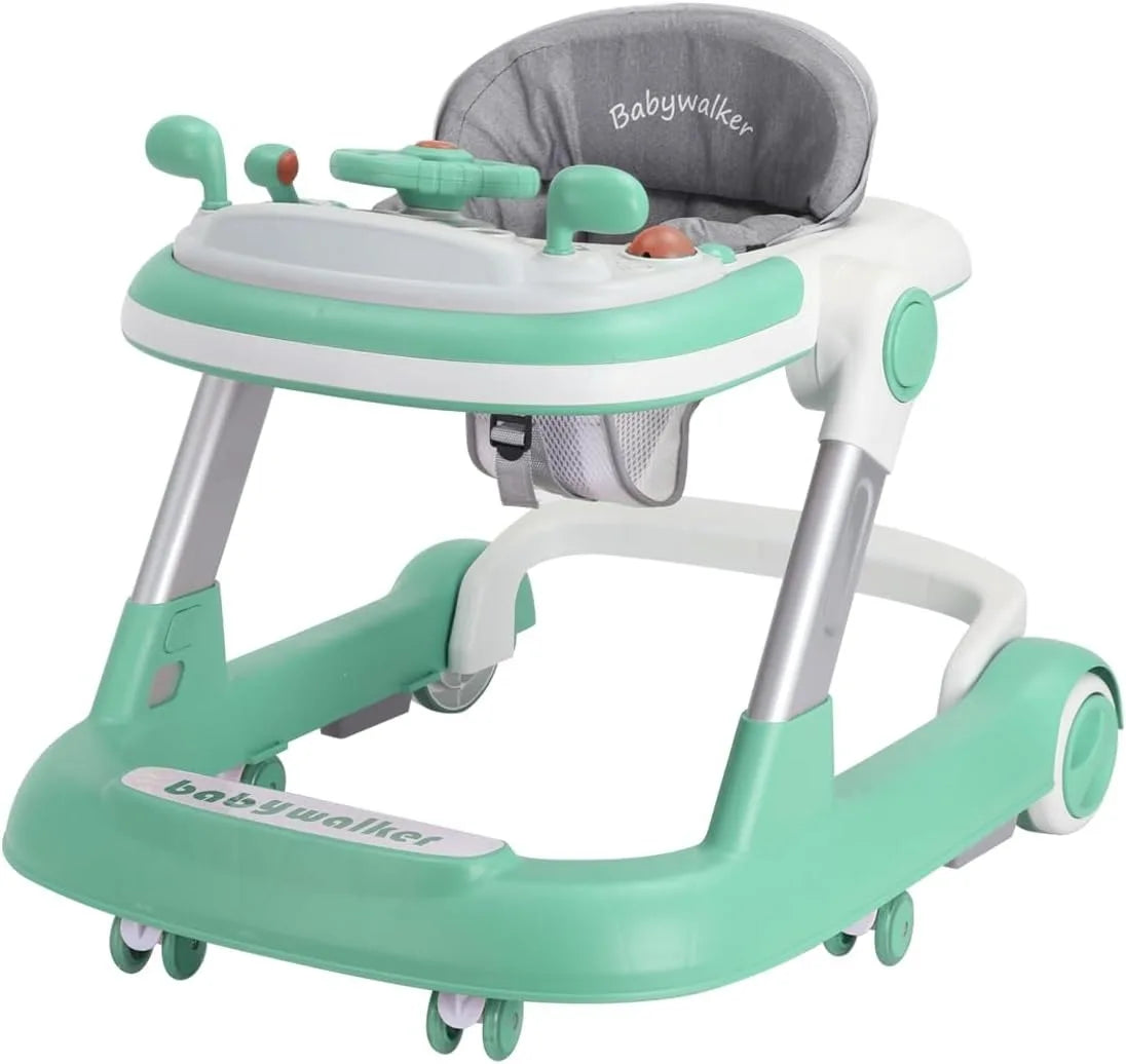 Marcheur Bébé 2 en 1 – Poussette avec Plateau Musical & Amovible, Pliable et Pratique