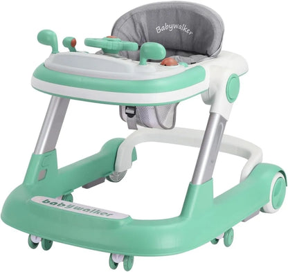 Marcheur Bébé 2 en 1 – Poussette avec Plateau Musical & Amovible, Pliable et Pratique