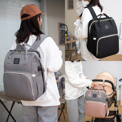 Sac de maternité léger et portable, lit de bébé pliable, sac de voyage de grande capacité pour la maternité, sac à dos pour bébé, sac de sortie pour maman.