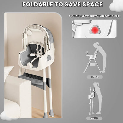 Chaise haute bébé