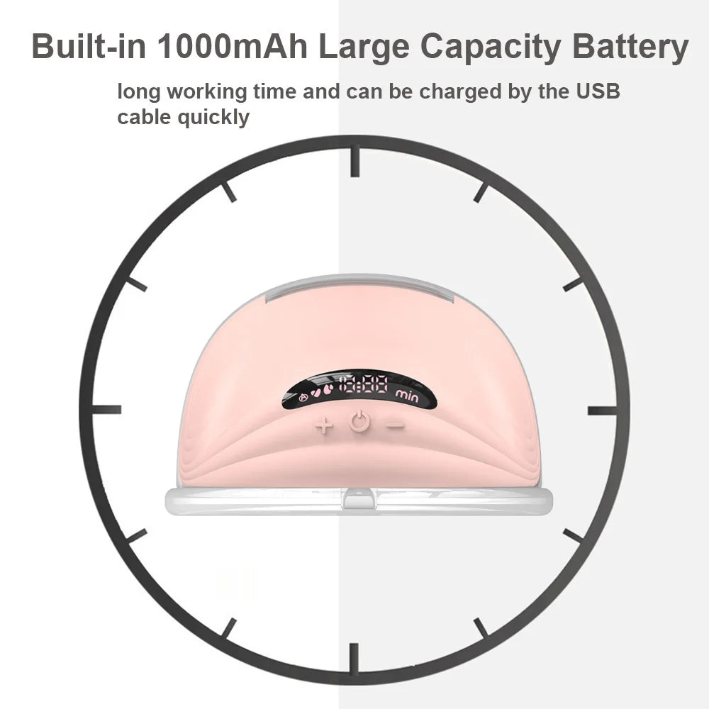 Tire-lait électrique portable pour l'allaitement mains libres 3 modes 12 niveaux d'aspiration faible bruit avec bride en silicone de 24 mm